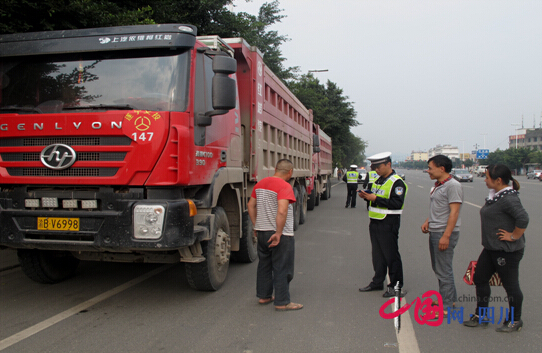 遂寧市交警支隊“三車”綜合治理第一階段成效顯著