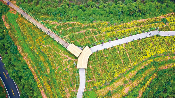 金堂國(guó)家登山健身步道二期開建 預(yù)計(jì)年底前完工